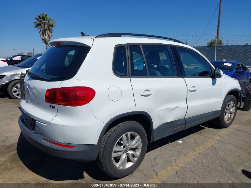 2017 VOLKSWAGEN TIGUAN - WVGAV7AX4HK028034