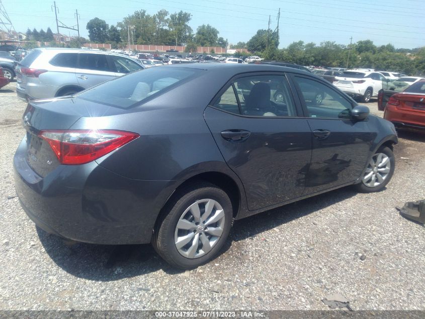 2015 TOYOTA COROLLA L/LE/LE PLS/PRM/S/S PLS - 2T1BURHE4FC238157