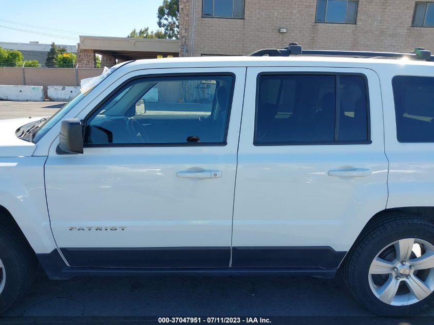 2017 JEEP PATRIOT LATITUDE - 1C4NJPFA4HD119220