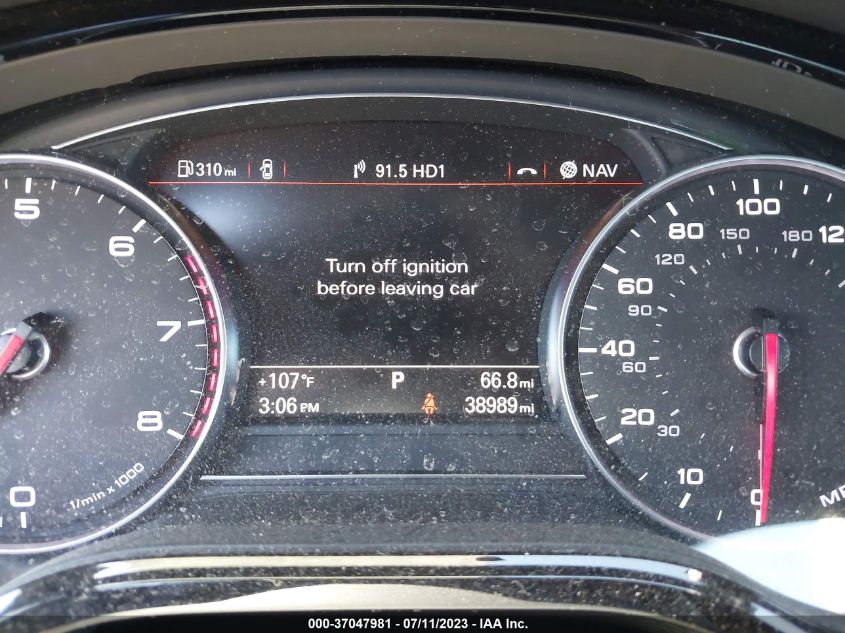 2015 AUDI A8 L 3.0T - WAU3GAFD5FN041094