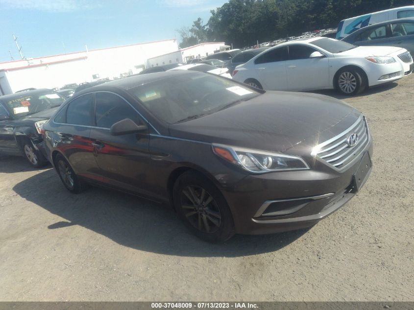 2016 HYUNDAI SONATA 2.4L SE - 5NPE24AF3GH384282