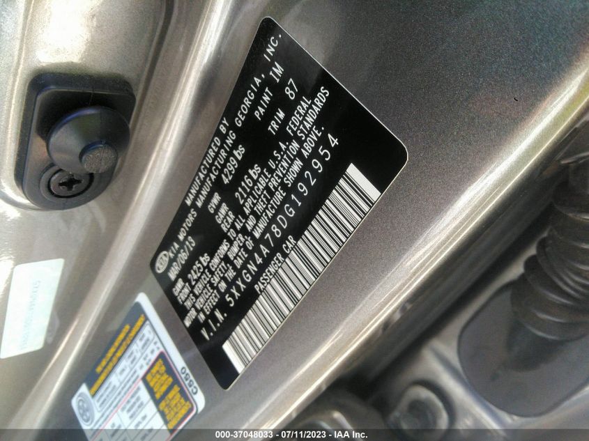 2013 KIA OPTIMA EX - 5XXGN4A78DG192954