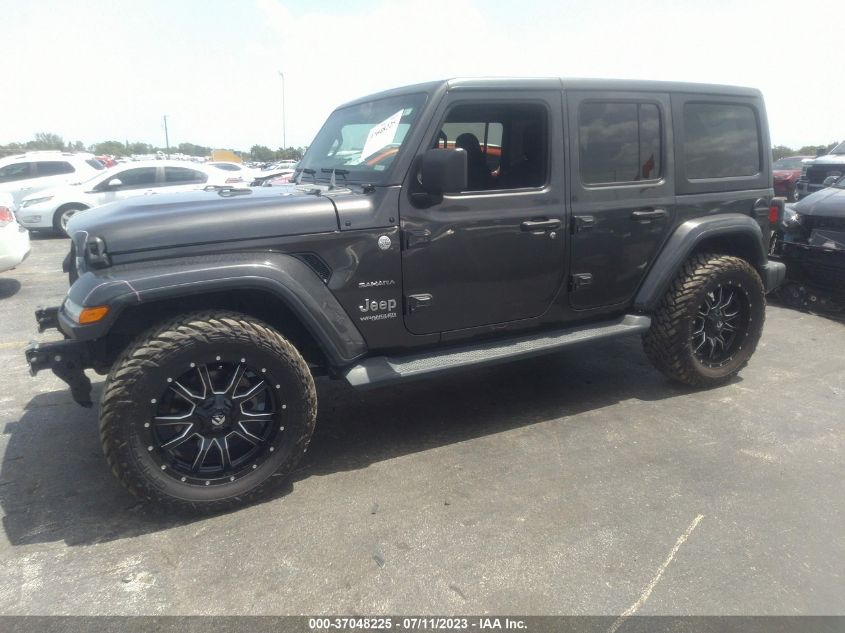 2020 JEEP WRANGLER UNLIMITED SAHARA - 1C4HJXEN4LW160557