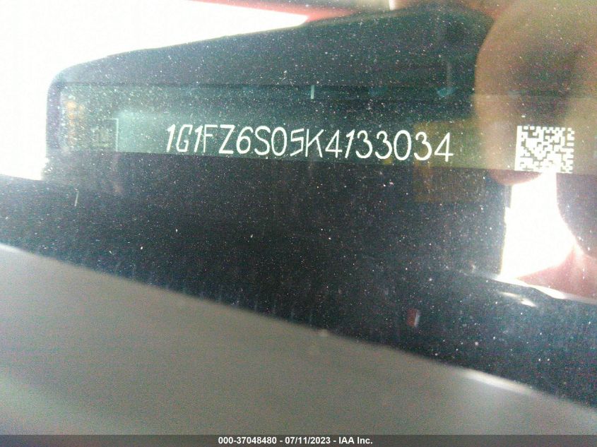 2019 CHEVROLET BOLT EV PREMIER 1G1FZ6S05K4133034