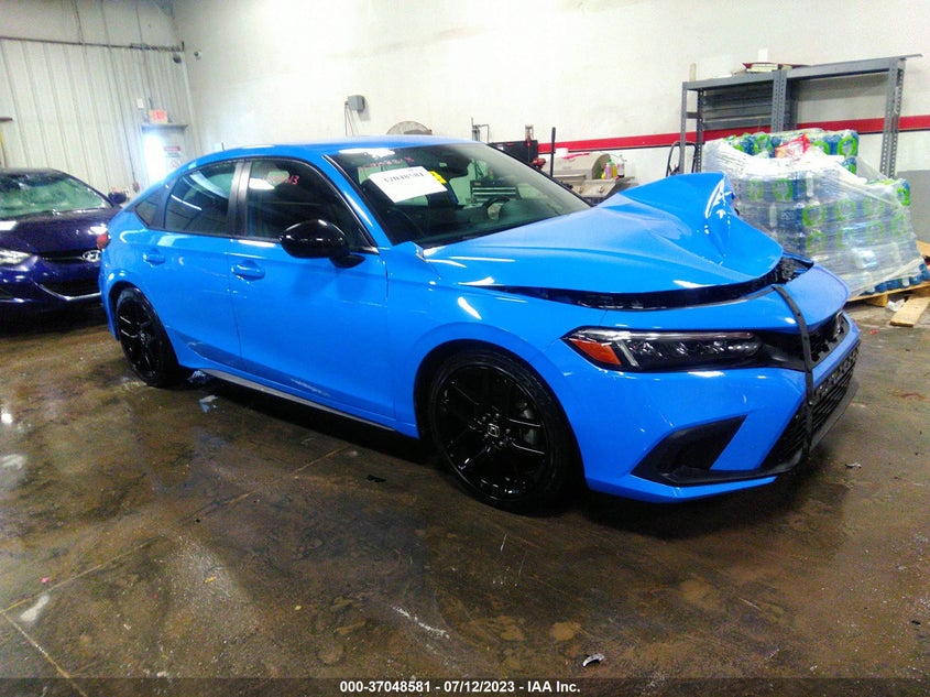 VIN 19XFL2H87NE012684 2022 HONDA CIVIC HATCHBACK SPORT