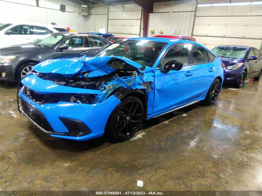 VIN 19XFL2H87NE012684 2022 HONDA CIVIC HATCHBACK SPORT
