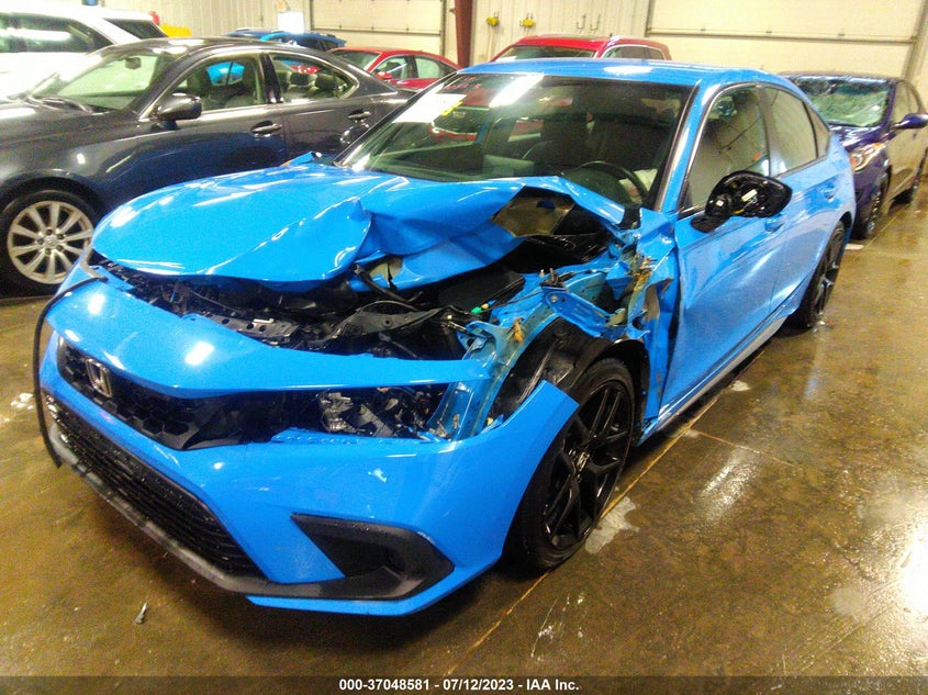 VIN 19XFL2H87NE012684 2022 HONDA CIVIC HATCHBACK SPORT