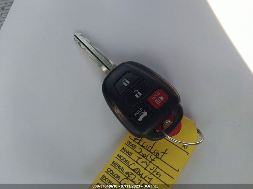 2014 TOYOTA CAMRY L/LE/XLE/SE/SE SPORT - 4T1BF1FK1EU434235