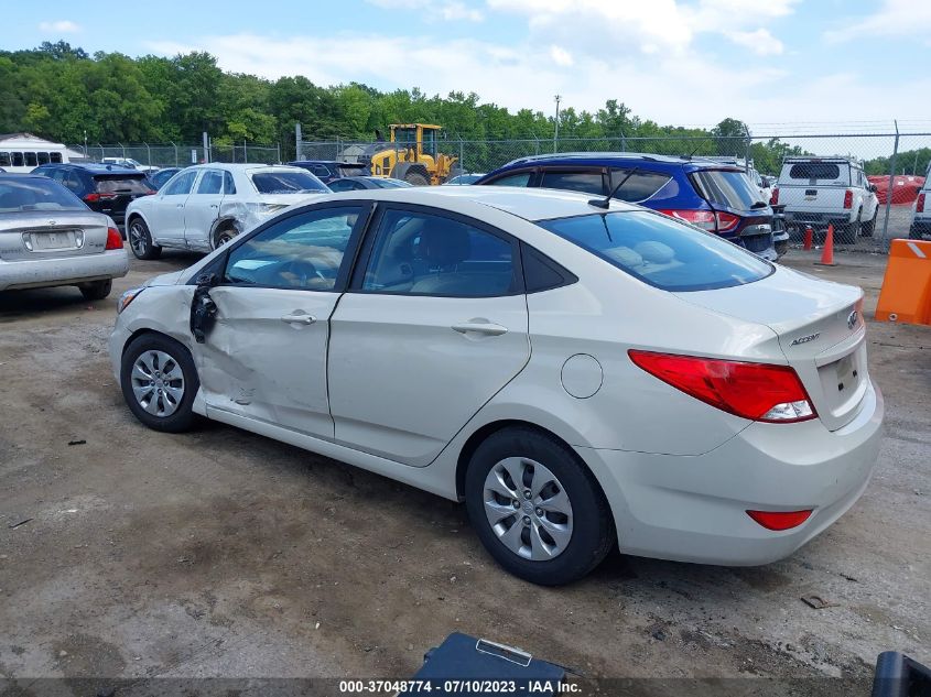 2016 HYUNDAI ACCENT SE - KMHCT4AE6GU144799
