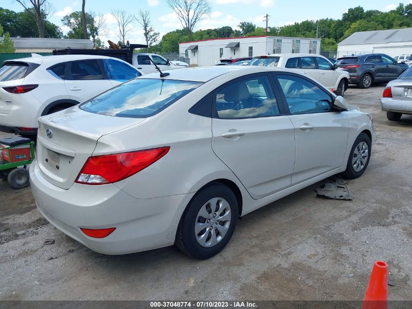 2016 HYUNDAI ACCENT SE - KMHCT4AE6GU144799