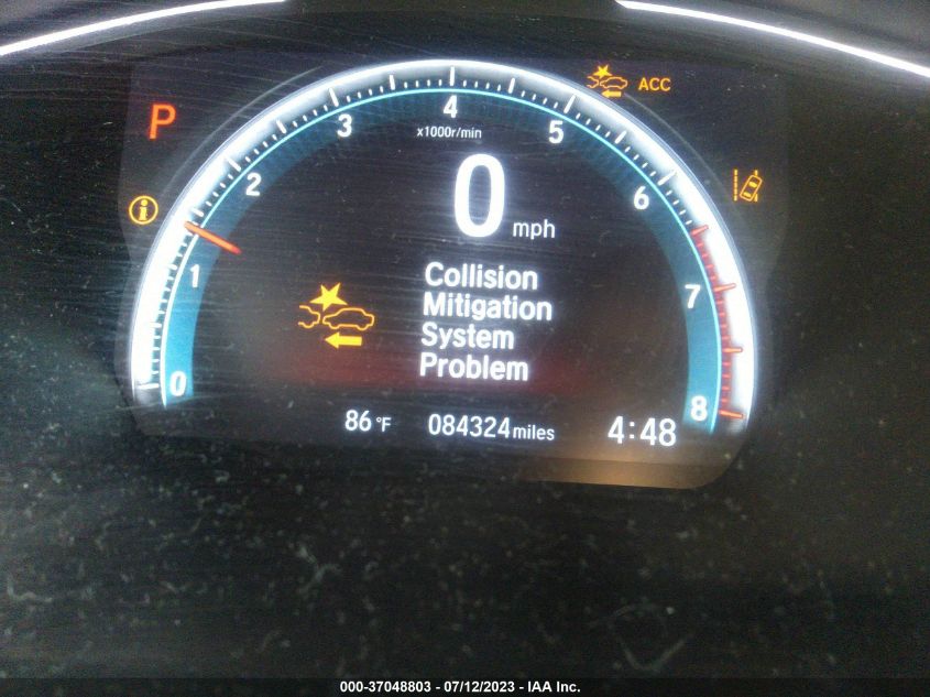2019 HONDA CIVIC HATCHBACK EX - SHHFK7H62KU408010
