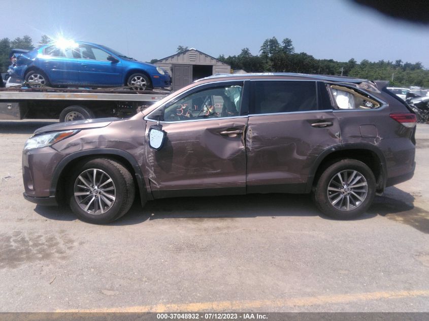 2019 TOYOTA HIGHLANDER SE/XLE - 5TDJZRFH5KS996570