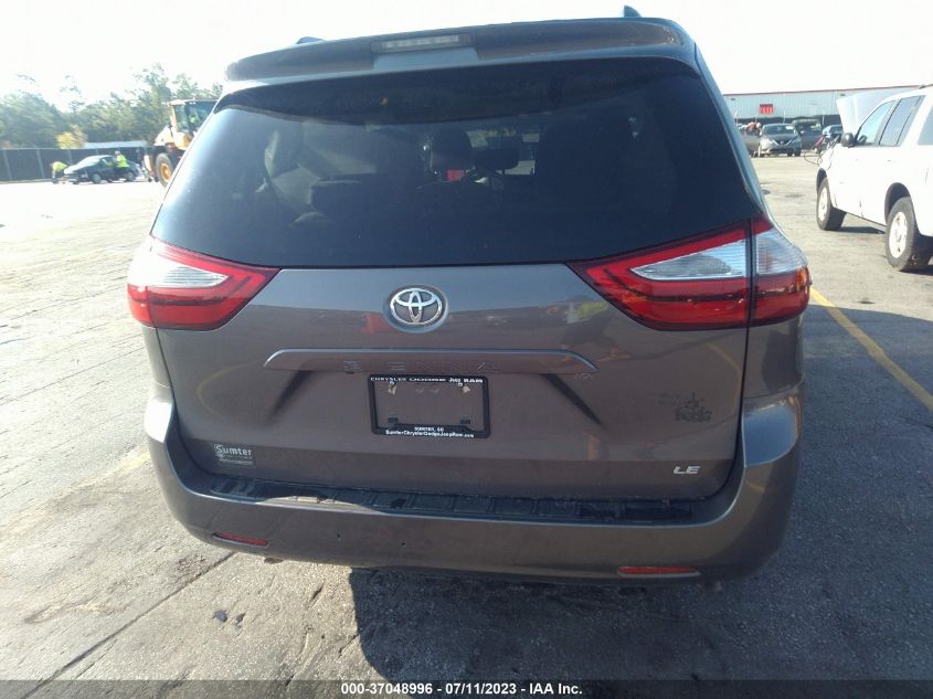 2017 TOYOTA SIENNA LE - 5TDKZ3DC1HS789885