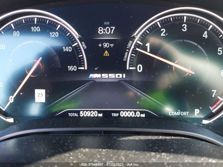 2018 BMW 5 SERIES M550I XDRIVE - WBAJB9C50JB286431