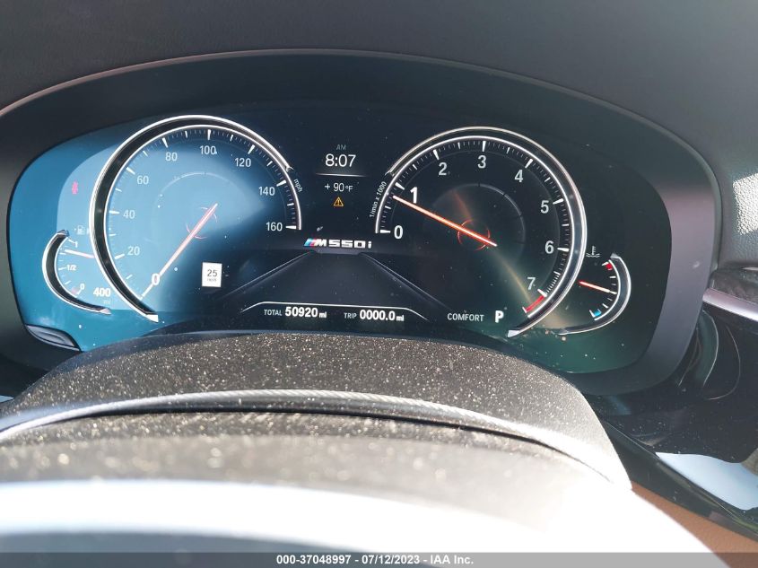 2018 BMW 5 SERIES M550I XDRIVE - WBAJB9C50JB286431