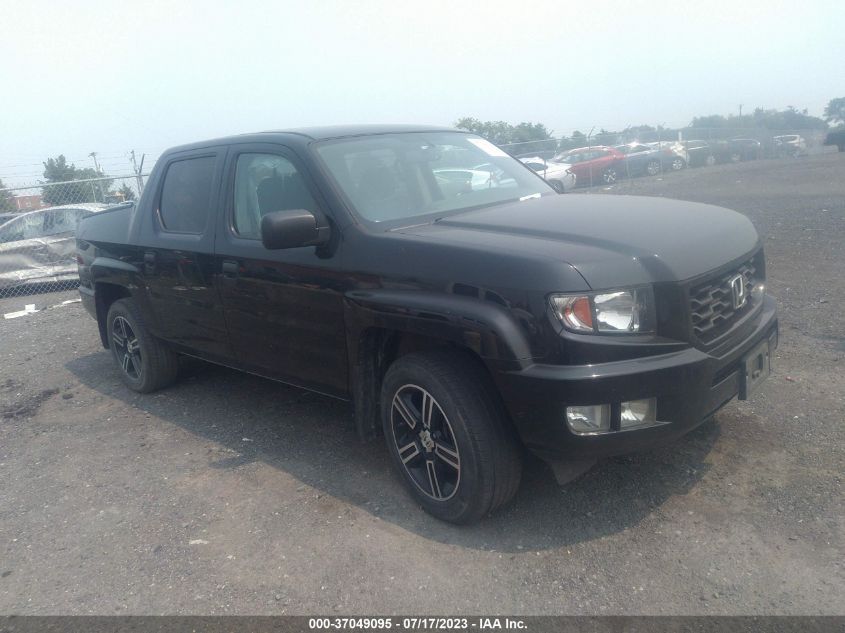 2014 HONDA RIDGELINE SPORT - 5FPYK1F70EB009627