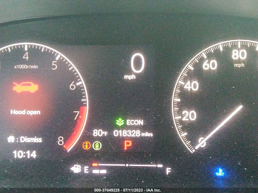 2022 HONDA CIVIC SEDAN SPORT - 2HGFE2F5XNH573129