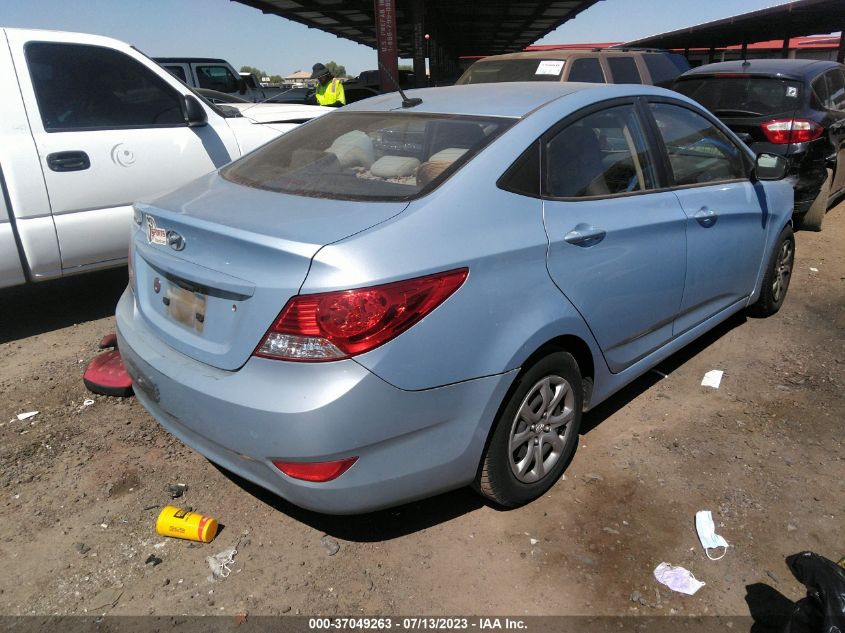 2014 HYUNDAI ACCENT GLS - KMHCT4AEXEU650472