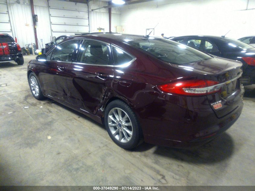 2017 FORD FUSION SE - 3FA6P0HD7HR304683