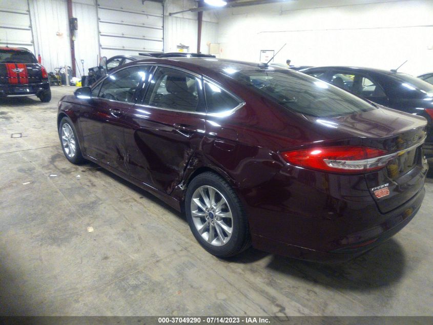 2017 FORD FUSION SE - 3FA6P0HD7HR304683
