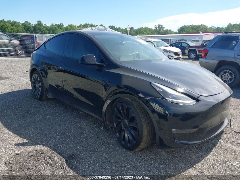 2022 TESLA MODEL Y PERFORMANCE - 7SAYGDEF5NF381181