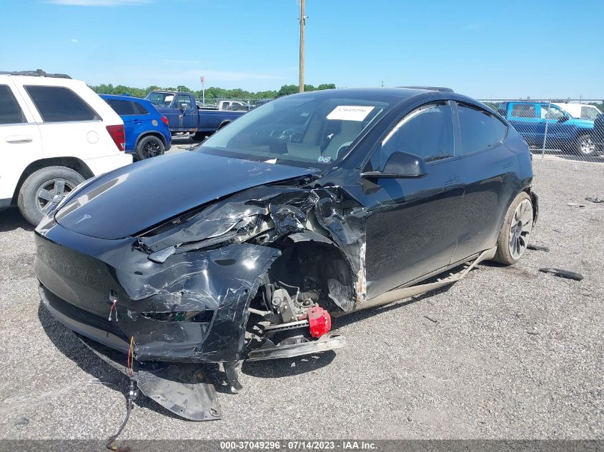 2022 TESLA MODEL Y PERFORMANCE - 7SAYGDEF5NF381181
