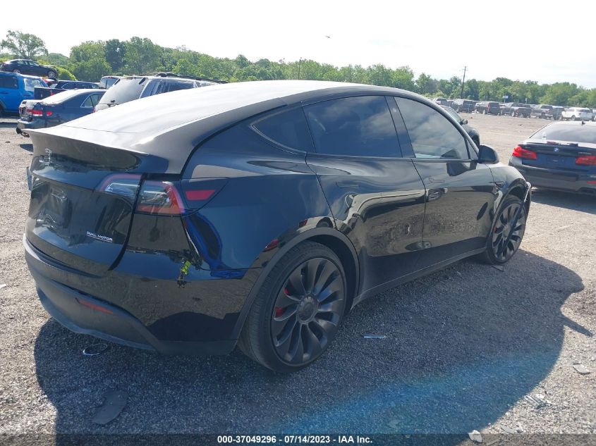 2022 TESLA MODEL Y PERFORMANCE - 7SAYGDEF5NF381181