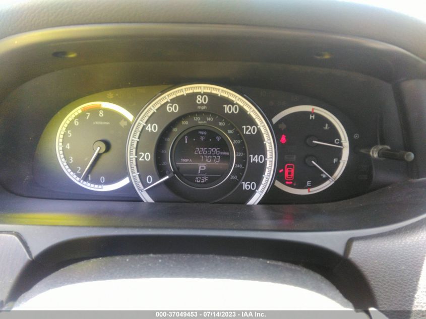 2014 HONDA ACCORD SEDAN EX-L - 1HGCR2F80EA292912