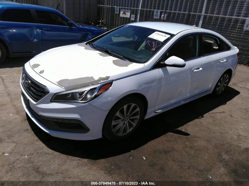 2015 HYUNDAI SONATA 2.4L SPORT - 5NPE34AF3FH064391