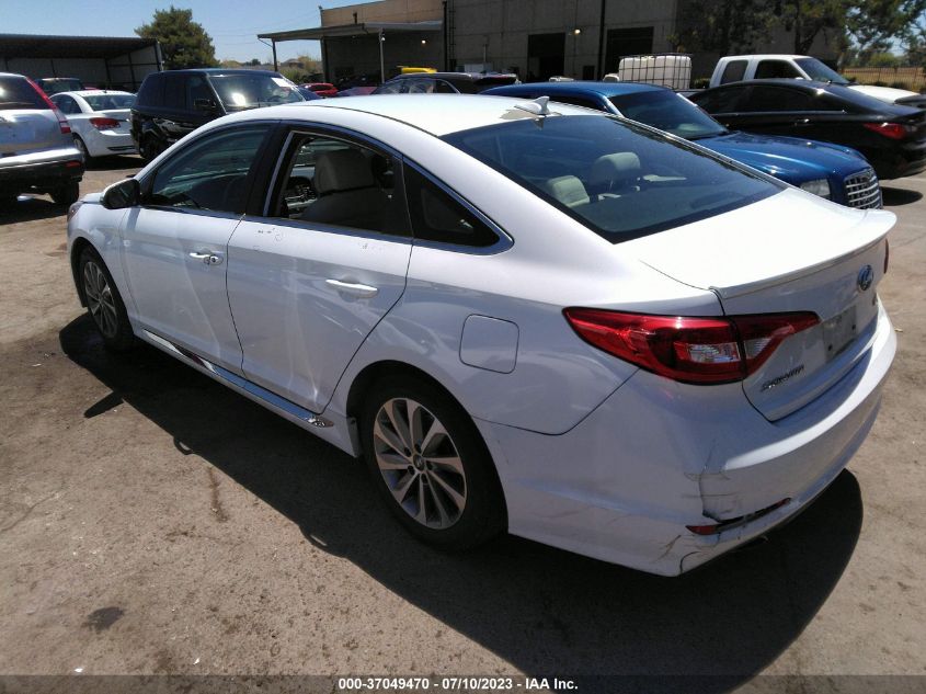 2015 HYUNDAI SONATA 2.4L SPORT - 5NPE34AF3FH064391