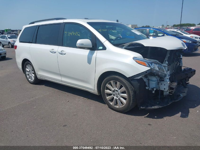 2015 TOYOTA SIENNA XLE/XLE AAS/LTD - 5TDYK3DC6FS646555