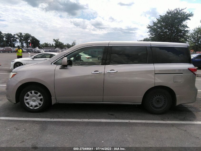 2013 NISSAN QUEST S - JN8AE2KP8D9067821