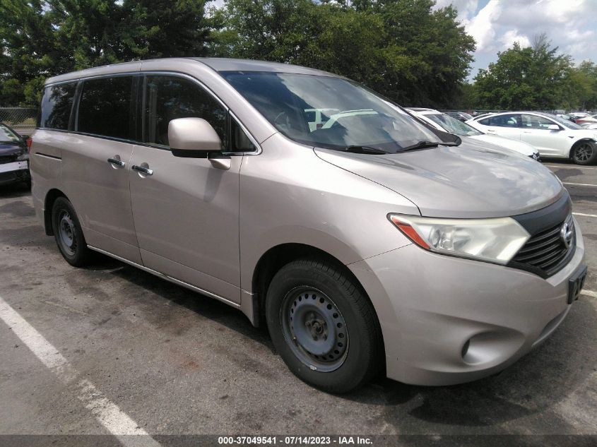 2013 NISSAN QUEST S - JN8AE2KP8D9067821