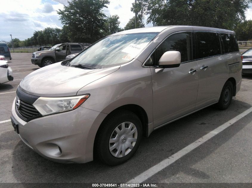 2013 NISSAN QUEST S - JN8AE2KP8D9067821