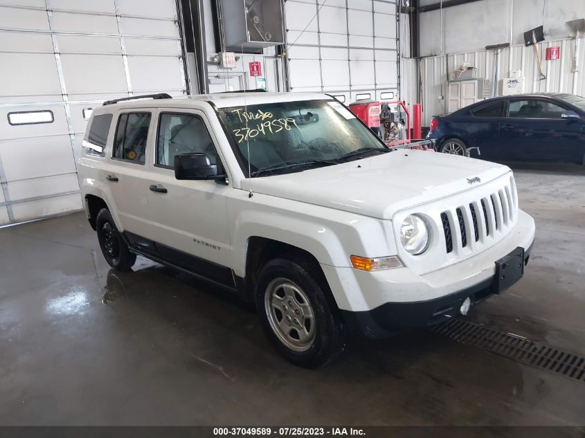 2016 JEEP PATRIOT SPORT - 1C4NJPBA1GD629190