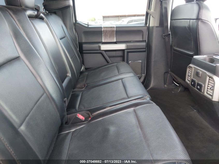 2017 FORD SUPER DUTY F-250 SRW LARIAT/PLATINUM - 1FT7W2BT9HED86111