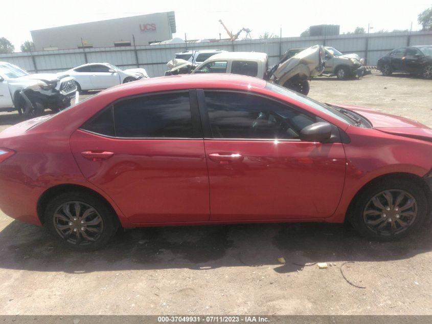 2015 TOYOTA COROLLA L/LE/S/S PLUS/LE PLUS - 5YFBURHE3FP354644