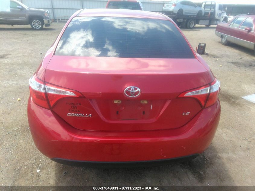 2015 TOYOTA COROLLA L/LE/S/S PLUS/LE PLUS - 5YFBURHE3FP354644
