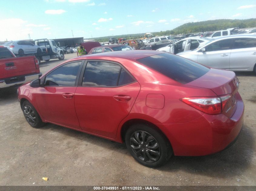2015 TOYOTA COROLLA L/LE/S/S PLUS/LE PLUS - 5YFBURHE3FP354644