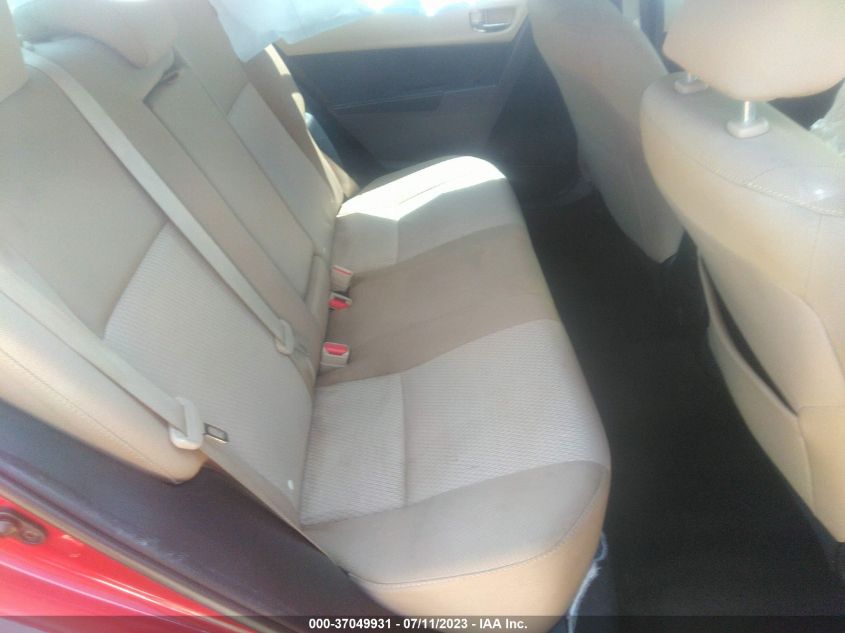 2015 TOYOTA COROLLA L/LE/S/S PLUS/LE PLUS - 5YFBURHE3FP354644
