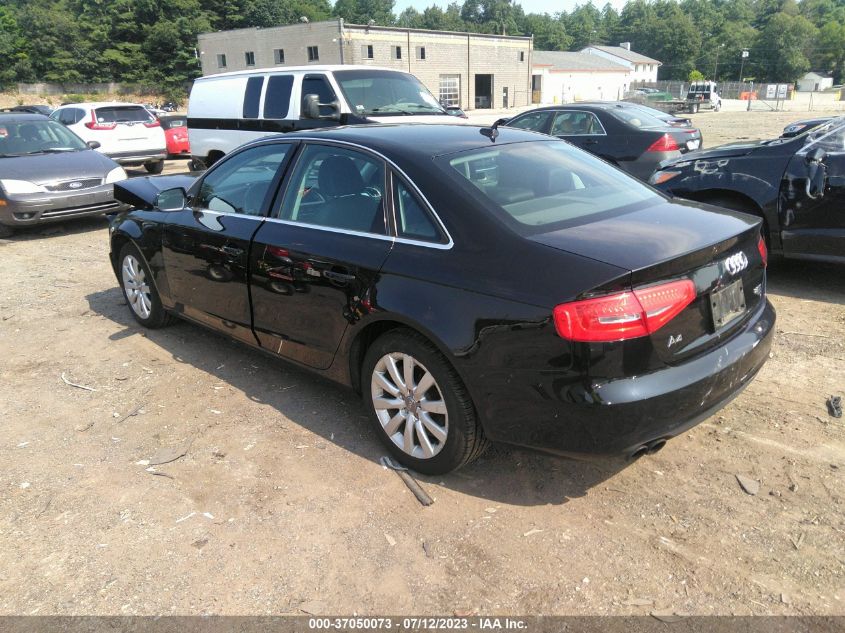 2013 AUDI A4 PREMIUM - WAUBFAFLXDN006120