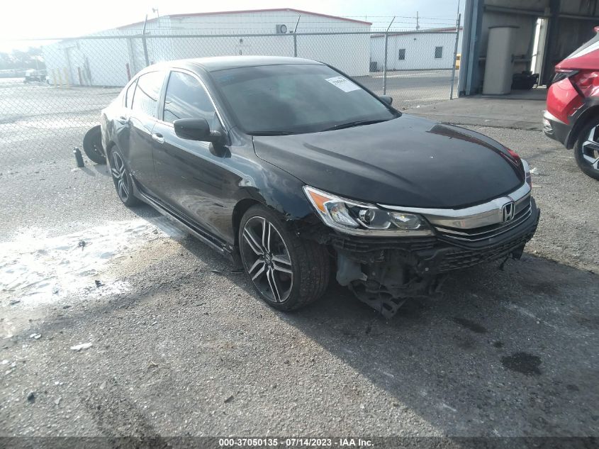 2016 HONDA ACCORD SEDAN SPORT - 1HGCR2F55GA189039