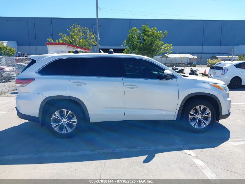 2015 TOYOTA HIGHLANDER LE - 5TDBKRFH5FS148736
