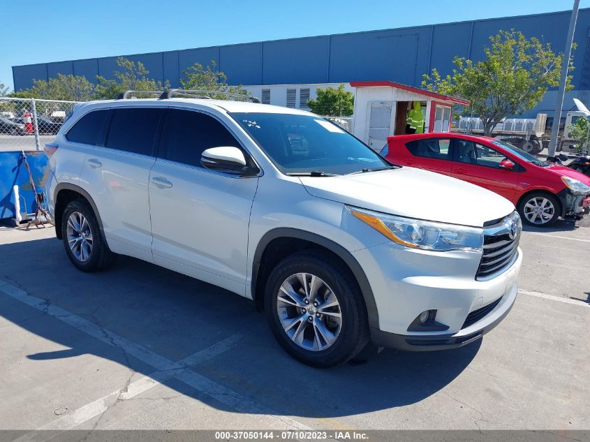 2015 TOYOTA HIGHLANDER LE - 5TDBKRFH5FS148736