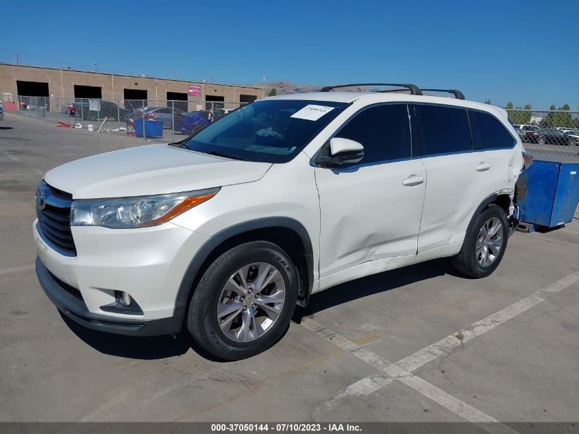 2015 TOYOTA HIGHLANDER LE - 5TDBKRFH5FS148736