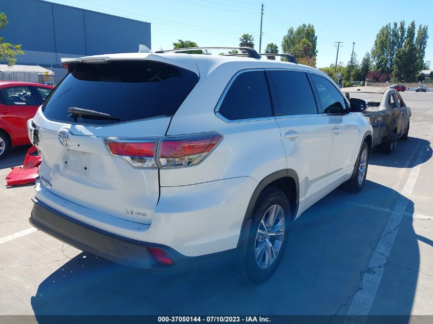 2015 TOYOTA HIGHLANDER LE - 5TDBKRFH5FS148736