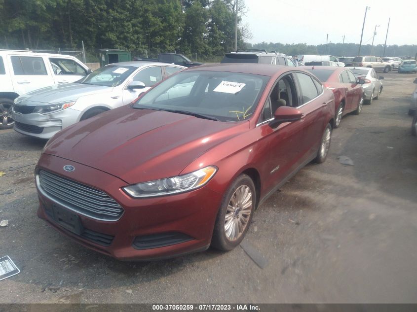 2014 FORD FUSION S HYBRID - 3FA6P0UU0ER265789