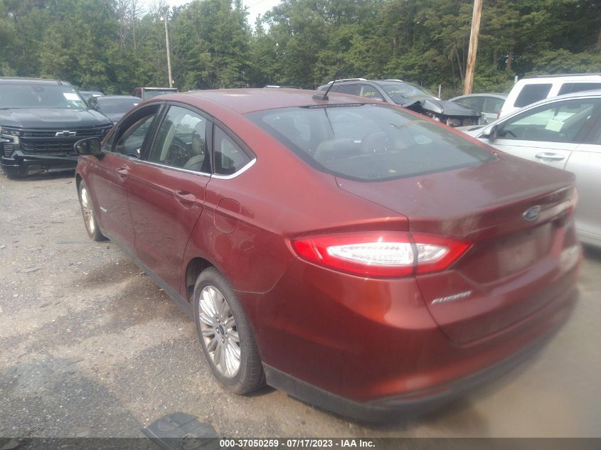 2014 FORD FUSION S HYBRID - 3FA6P0UU0ER265789