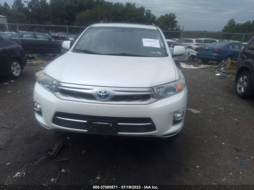 2013 TOYOTA HIGHLANDER HYBRID LIMITED JTEDC3EH3D2018846
