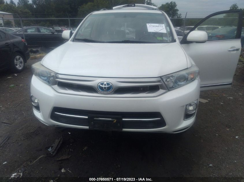 2013 TOYOTA HIGHLANDER HYBRID LIMITED JTEDC3EH3D2018846